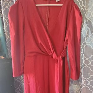 Fashion nova faux wrap dress 2x